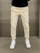 Roland | Stylische Cargo-Jogger – Beige