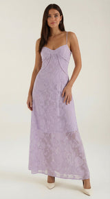 Valentina | Maxikleid – Lila