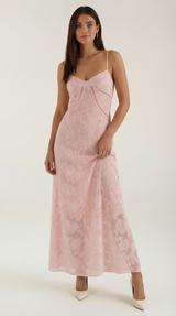 Valentina | Maxikleid – Rosa