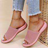 Rowena | Damen Pantoletten mit Komfort-Fußbett – Rosa