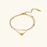 Rowena Gold Fußkettchen – Gelbgold