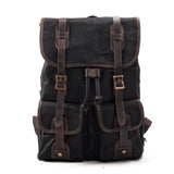 VADUZ | Canvas Reiserucksack – Schwarz