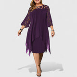 Kaitlyn | MIDI-KLEID – VIOLETT