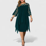 Kaitlyn | MIDI-KLEID – GRÜN