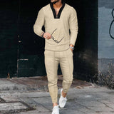 Orven - Raffinierter zweiteiliger Anzug – Khaki