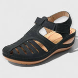 Pia | Komfortable Atmungsaktive Sandalen – Schwarz