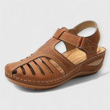 Pia | Komfortable Atmungsaktive Sandalen – Braun