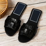Jessie | Gepolstert Blockabsatz Schuhe – Schwarz