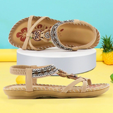 Maria | Bequeme Sandalen – Mahagoni Braun
