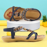 Maria | Bequeme Sandalen – Kobaltblau