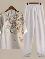 Saskia | Lässiges Outfit – Weiß