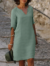 Skylar – Elegantes Damen Freizeitkleid – Green
