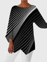 Saskia | Damen Schmetterling Print Tunika mit Glitzer – Stil 2