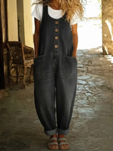 Jasmijn - Denim Overall – Schwarz