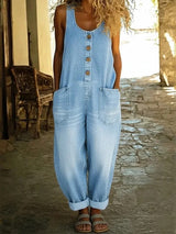Jasmijn - Denim Overall – Hellblau
