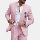 Michael™ | Sommeranzug (Jacke + Hose) – Rosa
