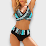 Riva – Bikini mit formendem Effekt – Blau