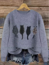 Velara - Strickpullover mit weichem Griff – Blau