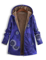 Aerilyn – Warmer Und Weicher Parka Mit Taschen – Blau