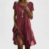 Erica | KOMFORTABELES KLEID – Rot