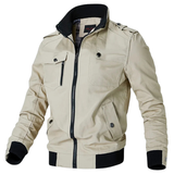 Sarnel - Hochwertige Bomberjacke – Beige