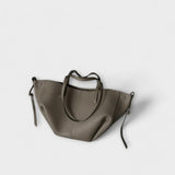 Tamari Vintage Tote Tasche Für Damen – Geräumige Ledertasche Mit Komfortablem Schulterriemen – Taupe