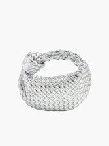 MiniGewebe™ Geflochtenes Modestatement – Silber