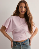 Victoria | Weites Ärmel Icon T-Shirt – Rosa