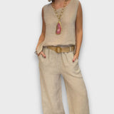 Marise – Zweiteiler mit entspannter Silhouette – Khaki