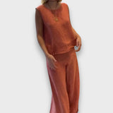 Marise – Zweiteiler mit entspannter Silhouette – Orange
