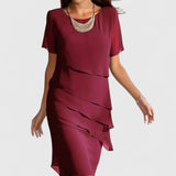 Adeline | elegantes Kleid – Rot