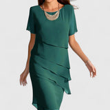 Adeline | elegantes Kleid – Grün