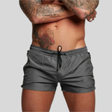 Soren | Herren Badeshorts mit Kordelzug – Dunkelgrau