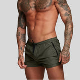 Soren | Herren Badeshorts mit Kordelzug – Armeegrün