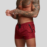 Soren | Herren Badeshorts mit Kordelzug – Burgunder