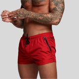 Soren | Herren Badeshorts mit Kordelzug – Rot