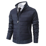 Leichte Steppjacke - Herren Frühlingsjacke mit Stil – Marineblau