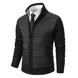 Maximilian | Lässige Frühlingssteppjacke – Schwarz