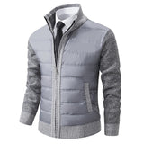 Maximilian | Lässige Frühlingssteppjacke – Hellgrau