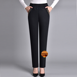 Fali | Damenjeans mit Seitentaschen und elastischem Bund – Schwarz (Winter-Stärke)