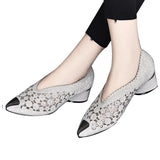 Jane™ - Orthopädische Mesh-Sandalen – Silber