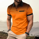 Ashton - Polohemden für Männer – Orange
