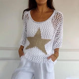 Casual Damen-Oberteil – Weiß