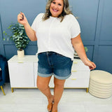 Lilith | Legere und modische Denim-Shorts – Dunkle Waschung (Fast ausverkauft)