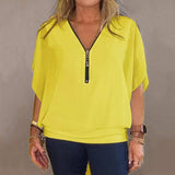 Evi™ Vielseitige Bluse für den Alltag – Gelb