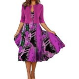 Serelina Chic Geschichtetes Outfit – Lila