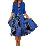 Serelina Chic Geschichtetes Outfit – Blau