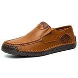 Sanath - Atmungsaktive Schuhe Aus Kalbsleder – Braun