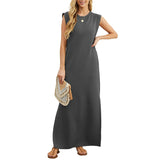 Cataleya | Knitterfreies Kleid – Grau