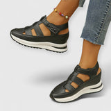 ISADORA | Sneaker-Sandalen – Kohlenstoff Schwarz